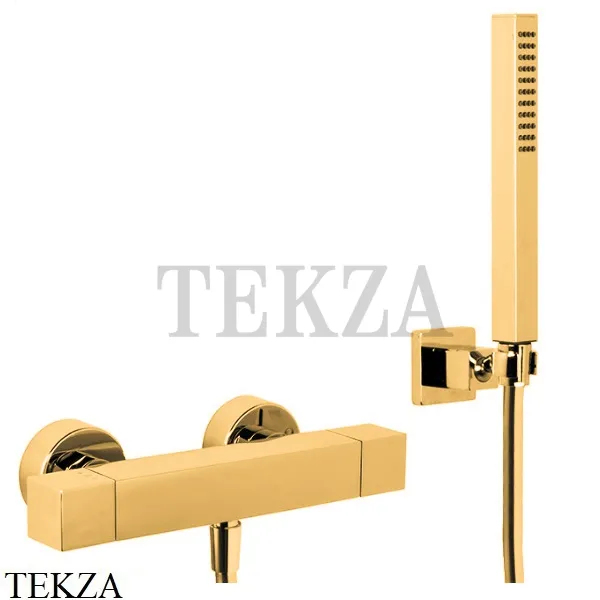 FIMA Carlo Frattini FIT Термостат настенный, с гарнитуром, F4245OR, золото глянец