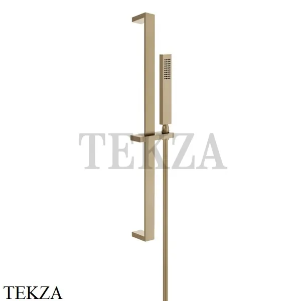Gessi Rettangolo shower Штанга в комплекте с душевой лейкой, 1 режим 20145-726, Warm Bronze Br.