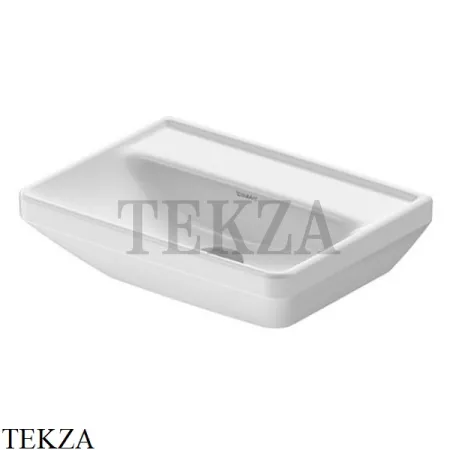 Duravit D-Neo Раковина подвесная, без отверстия, 45 без перелива 0738450070, белый глянец
