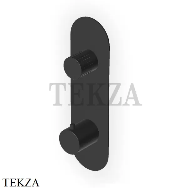 Zucchetti Todd Термостат для душа на 2-3 потока, внешняя часть ZTD644.N1, черный goffrato