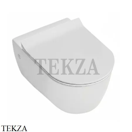 Hatria Fusion Крышка сиденье с микролифтом Slim Y9D501, белый глянец