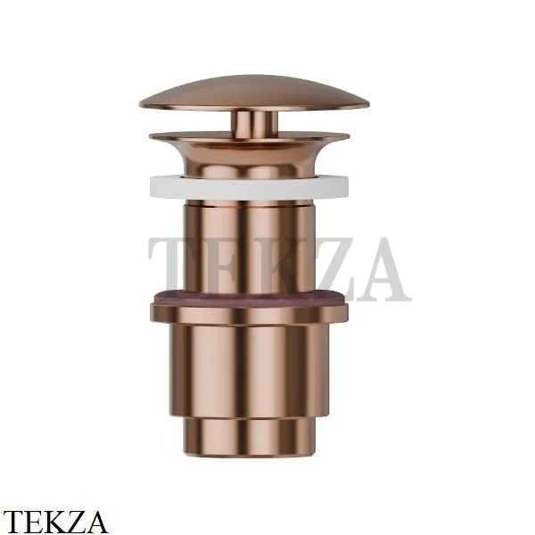 Newform Донный клапан для раковины 40-60 со свободным сливом 228.59.067, PVD Br. Copper Bronze