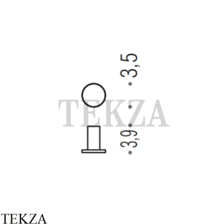Colombo Mini Крючок для халата и полотенец CD107.CR, хром глянец