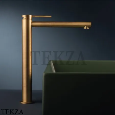Gattoni Circle One Смеситель для раковины, с встроенной частью 9035/90SG, Gold Satin