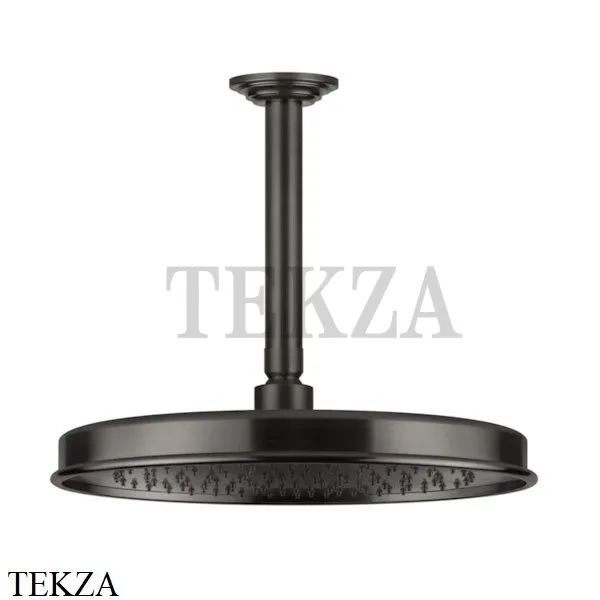 Gessi VENTI20 Верхний душ 300 с потолочным креплением 65153-707, Black Metal Brushed