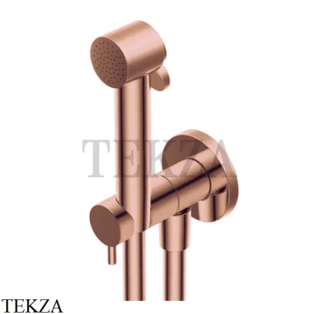 Ritmonio Complementi Гигиенический душ латунь, шланг, вывод 72J026 F32, Rose Gold