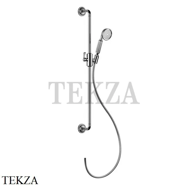 Gessi VENTI20 Штанга в комплекте с душевой лейкой, шланг 65144-031, хром глянец