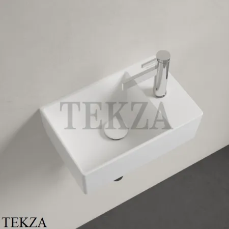 Villeroy & Boch Memento 2.0 Раковина компактная подвесная, 1 отверстие, без перелива 43234001, белый глянец