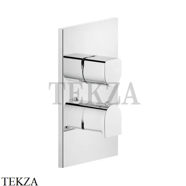 Gessi RILIEVO Термостат для душа на 2 потока, внешняя часть 59134-031, хром глянец