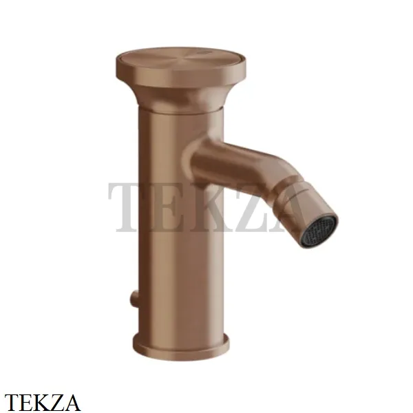 Gessi Origini MATERIC Смеситель для биде, с донным клапаном 66007-708, Copper Brushed