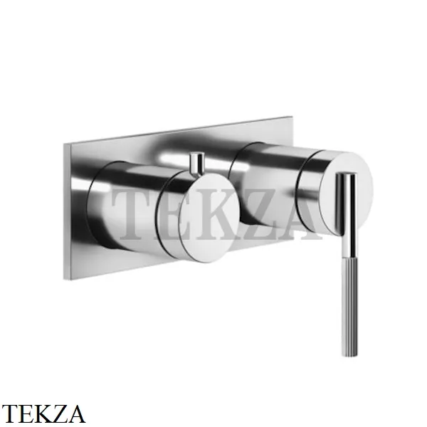 Gessi INGRANAGGIO Смеситель для душа на планке, 2 потока, внешняя часть 63579-031, хром глянец