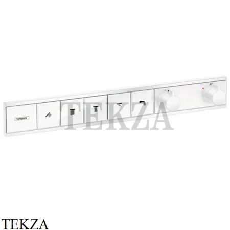 Hansgrohe RainSelect Термостатический модуль, 5 потоков, внешняя часть 15384700, белый матовый